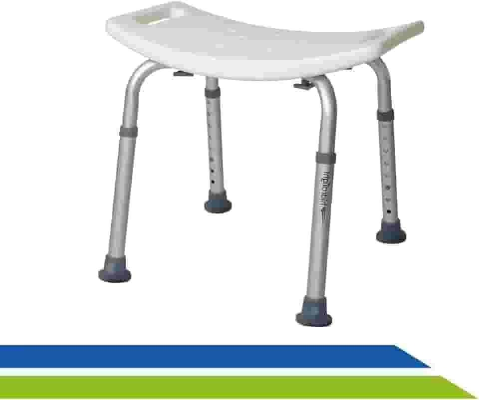 Banco Banqueta para Banho com regulagem de Altura Adulto e Idoso até 130 KG Hidrolight