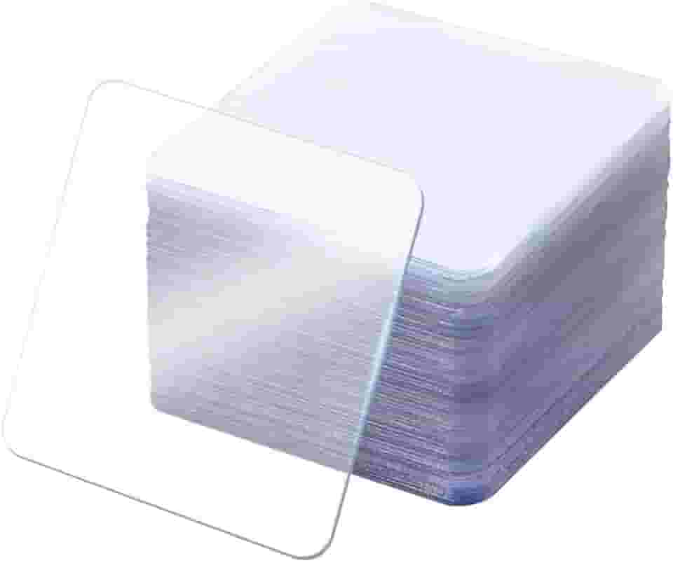 Fita quadrada transparente de montagem dupla face, resistente, super pegajosa, almofadas de gel para celular, carro, artesanato DIY, parede de escritório em casa (60 peças)