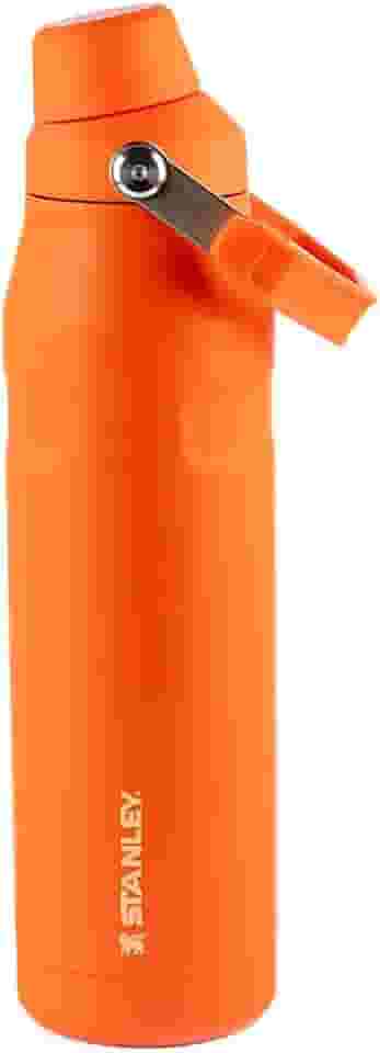 Stanley - Garrafa de Água Aerolight com Tampa Fast Flow, Garrafa Térmica a Vácuo para Bebidas Frias, Aço Inoxidável Leve, 1,06L, Tigerlily