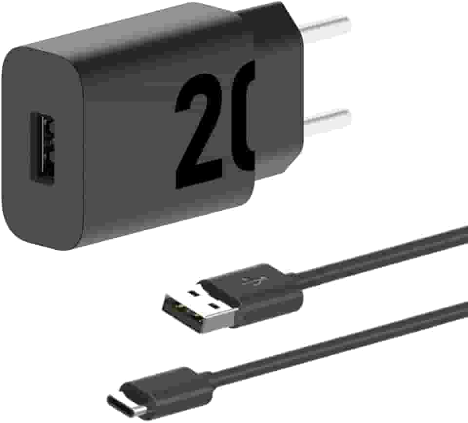 Motorola, Carregador TurboPower 20W, Cabo 1 Metro, Porta USB-A, Cabo USB-C
