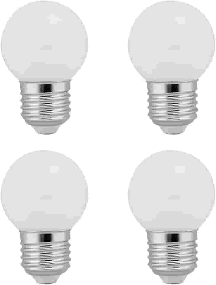 Kit 4x Lâmpada Bolinha Decorativa LED G45 3W 110V 3000K