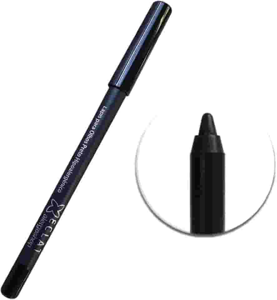 Lápis De Olho Preto Hipoalergênico Alergoshop Antialérgico