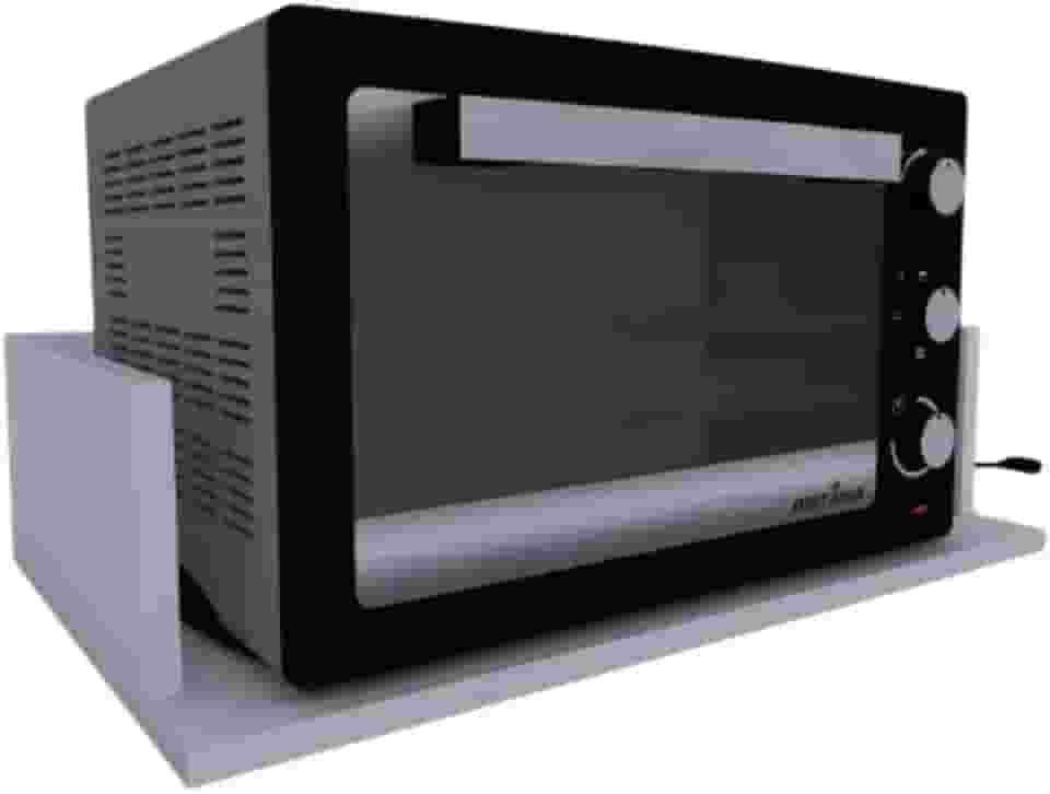 Suporte de Micro-ondas de MDF Branco 50x15x40