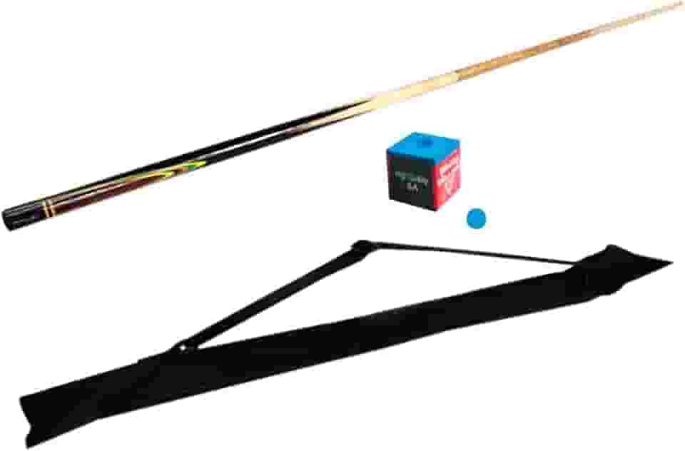 Taco Para Sinuca Snooker Bilhar Rosca 145 cm + Bolsa + Giz + Ponta