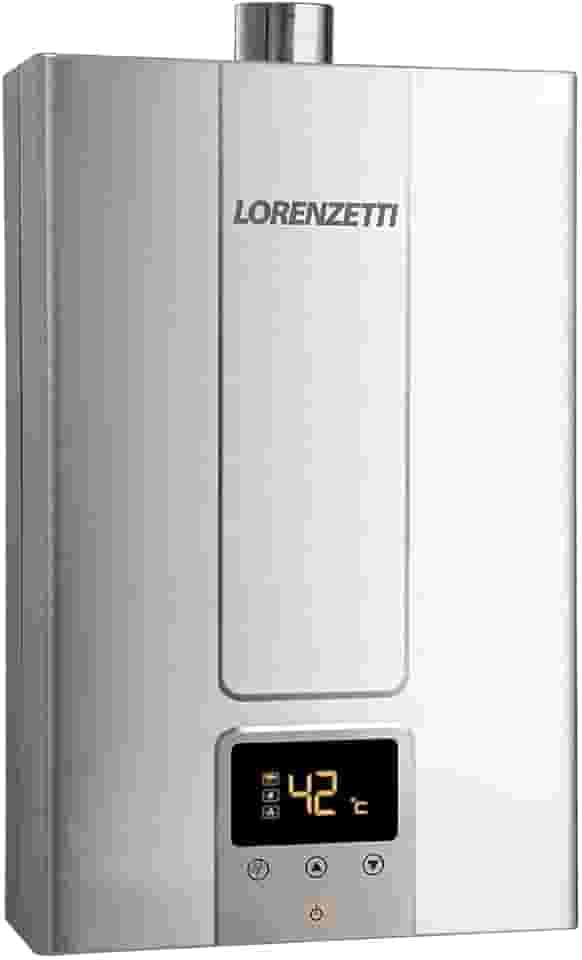 LORENZETTI Aquecedor de Água a Gás LZ 1600 DE-I GN Digital 15 L/Min, INOX