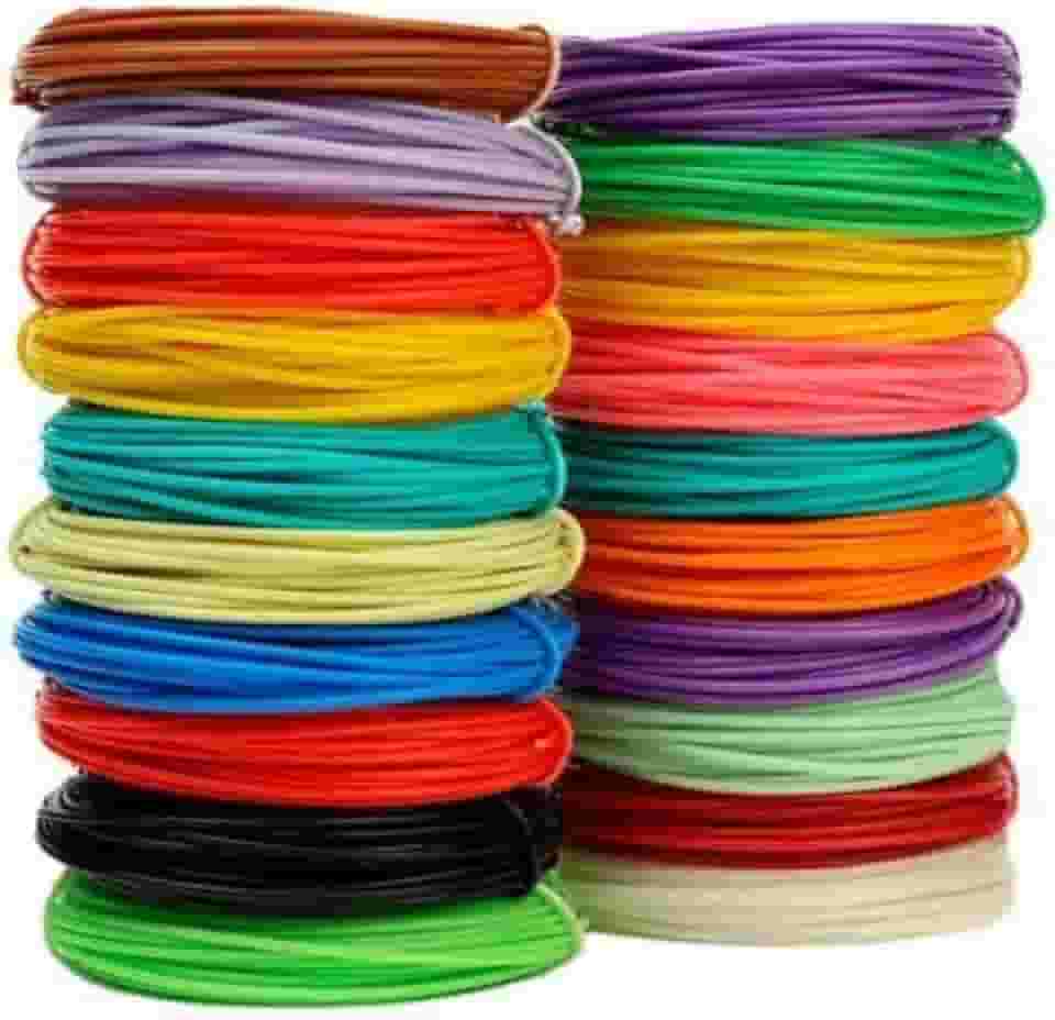 Kit Filamento ABS 10 Cores 50m para Caneta 3d e Impressora 3D
