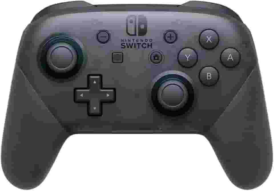 Nintendo, Controle Nintendo Switch, Pro, Sem Fio, Vibração HD, Controle de Movimento, Funcionalidade Amiibo Embutida, Cinza