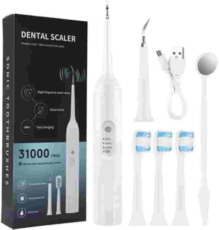 Cheyin Removedor Tártaro Sônico Dental Elétrico Raspador 3 Escovas
