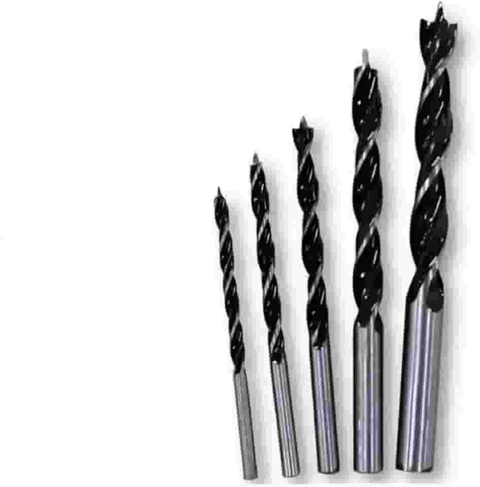 Jogo de 5 brocas para madeira, wood, de 4-10mm p/Madeira 5 pçs 4 a 10mm BOM5033