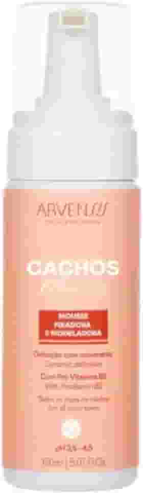 Mousse Fixador e Modelador Cachos Arvensis Light 150ml Definição Fitagem Difusor Reduz o Frizz