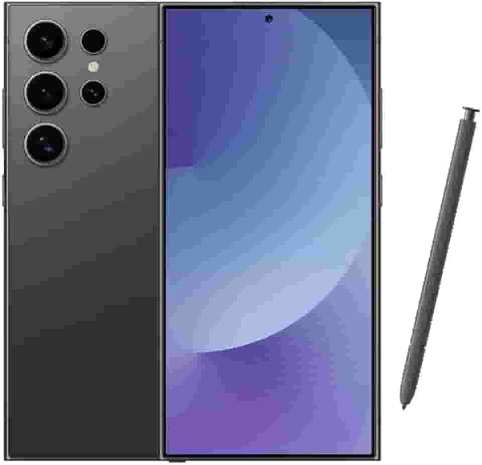 Smartphone Samsung Galaxy S24 Ultra, Galaxy AI, Selfie de 12MP, Tela de 6.8" 1-120Hz, 512GB, 12GB RAM - Titânio Preto (Recondicionado)