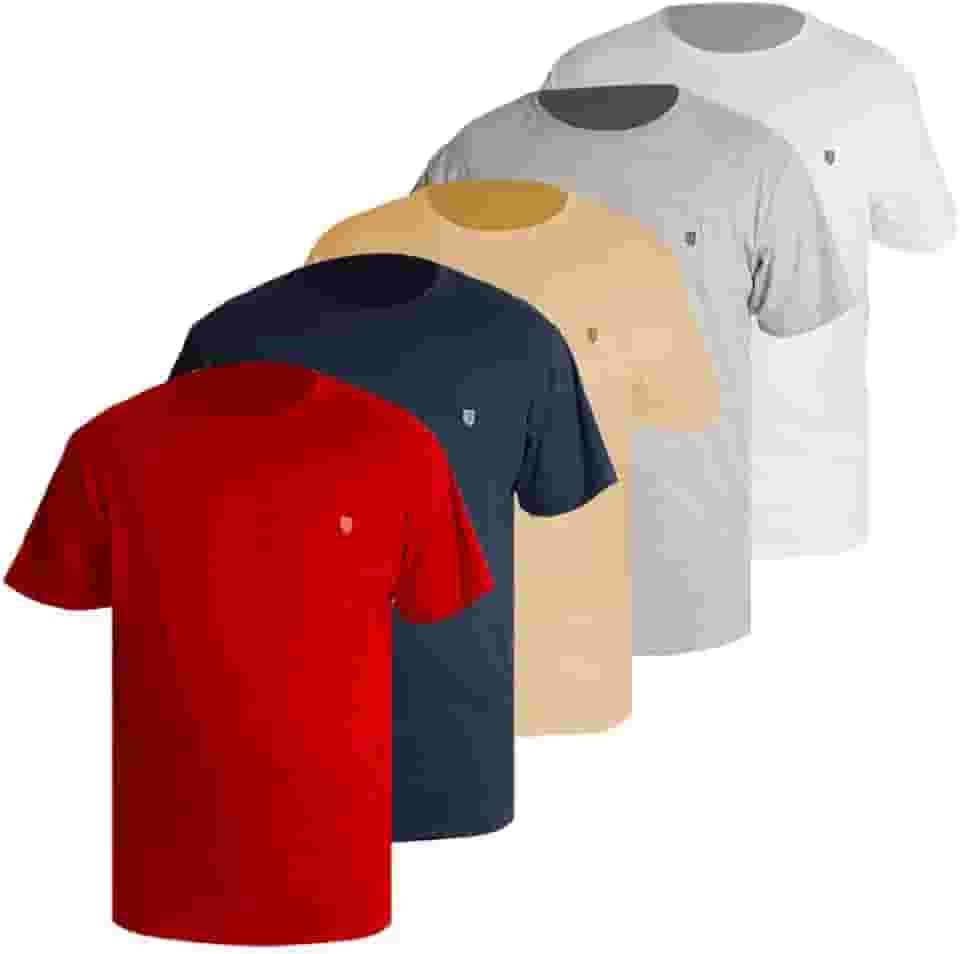 Kit 5 Camiseta Plus Size Over G1,G2,G3,G4 100% Algodão Premium