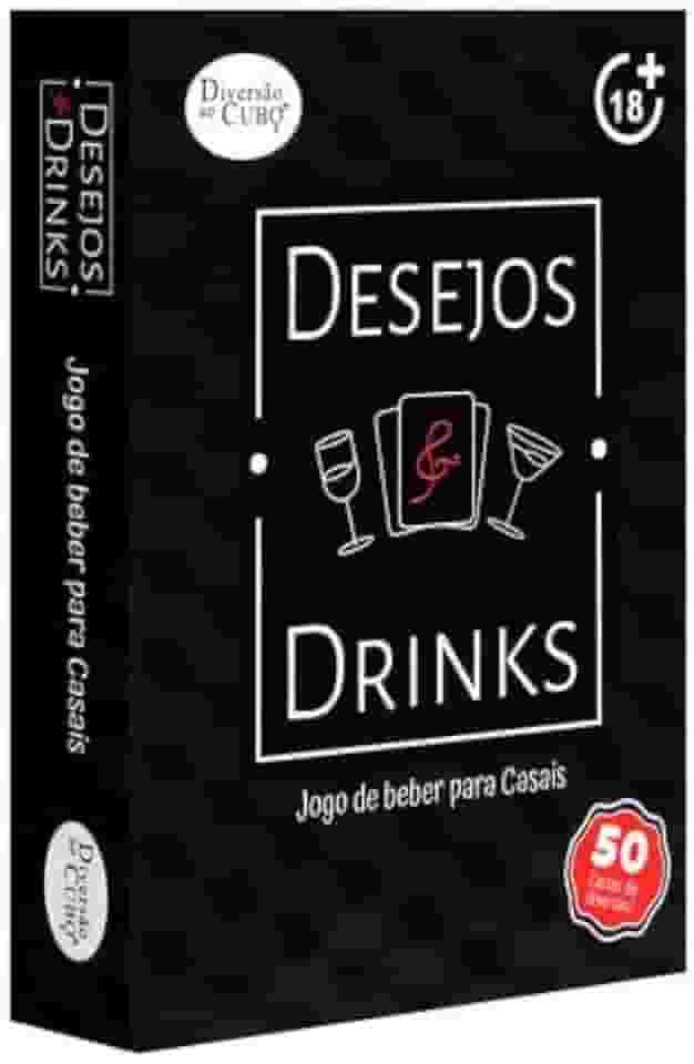 Baralho Erótico Desejos E Drinks Para Casais Sensual Drinks