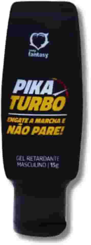 Gel Íntimo Masculino Retardante Pika Turbo 15g Uso Adulto