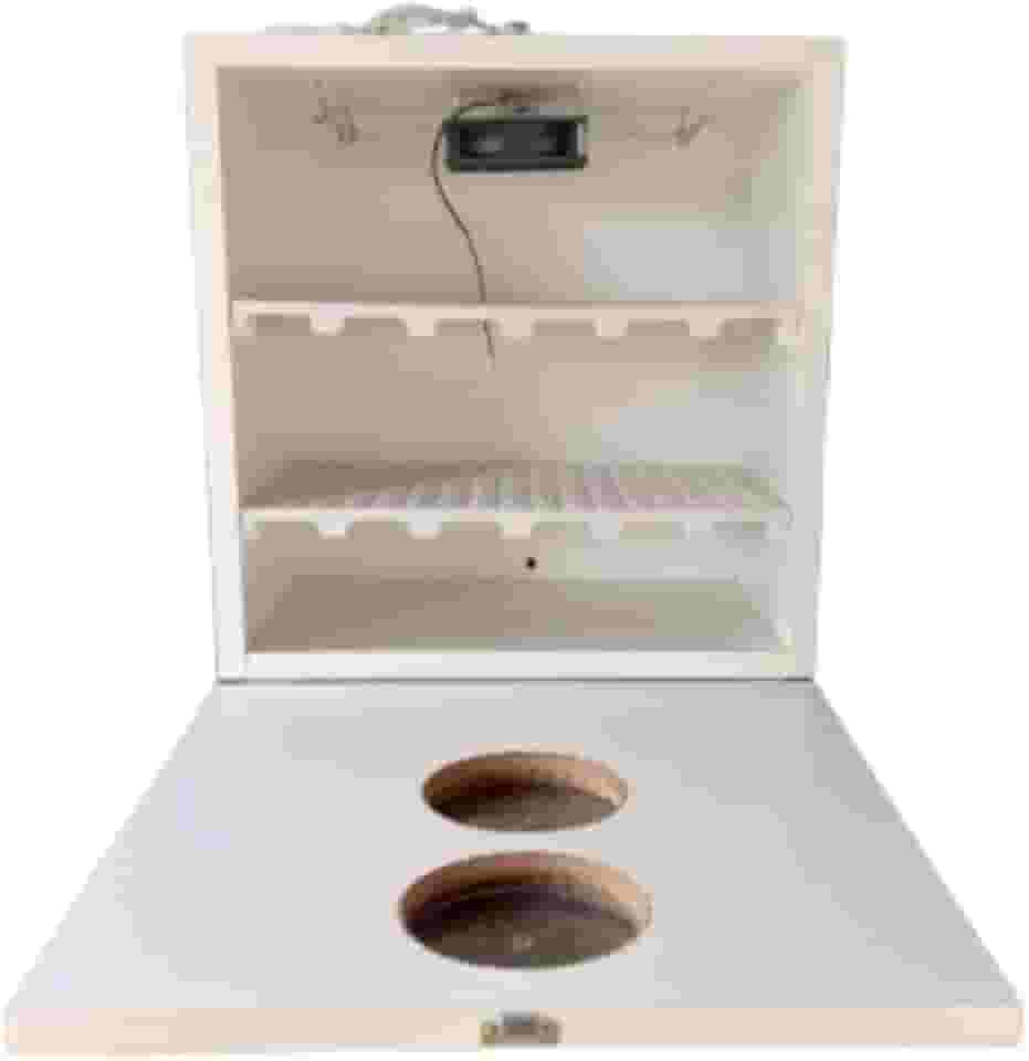 Chocadeira Pet Compacta Para 60 Ovos De Galinha Ou 180 De Codorna Com Controle De Temperatura Automático E Rolagem Dos Ovos Manual