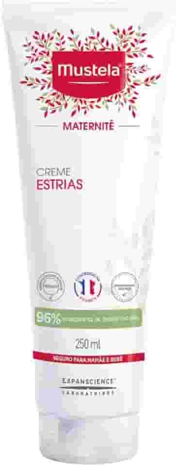 Mustela Maternité Creme Estrias 250Ml - Previne Estrias Com Ação 3 Em 1: Hidrata Reforça A Elasticidade E Acalma A Sensação De Coceira - Com 96% De Ingredientes De Origem Natural
