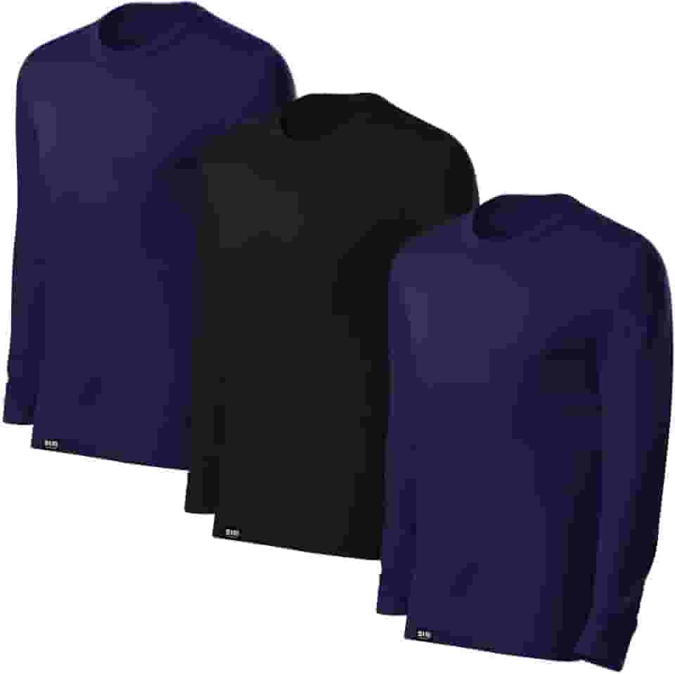 Kit com 3 Camisetas Proteção Solar Uv 50 Ice Tecido Gelado – Slim Fitness