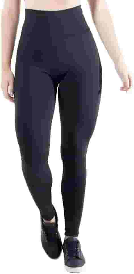 Calça Legging Cós Alto Lisa Fitness Academia Feminina
