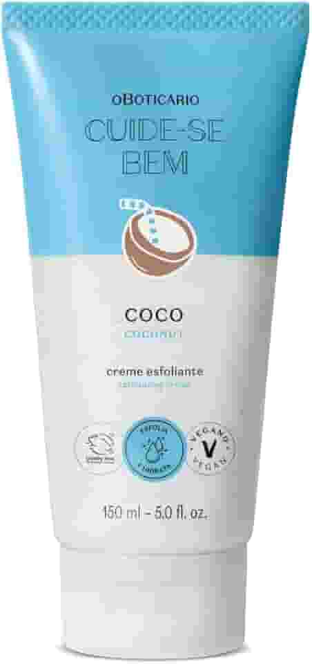 Creme Esfoliante Corporal Cuide-se Bem Feira Coco 150ml