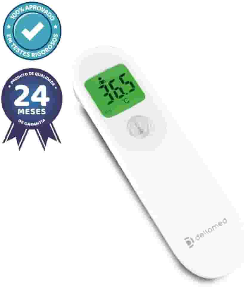 Termômetro Infravermelho Dellamed 3 em 1 com Sensor Termico