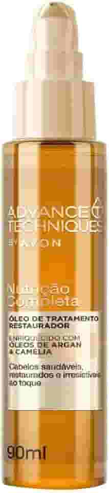 Óleo de Tratamento Restaurador Nutrição Completa Argan & Camélia - 90ml - Avon