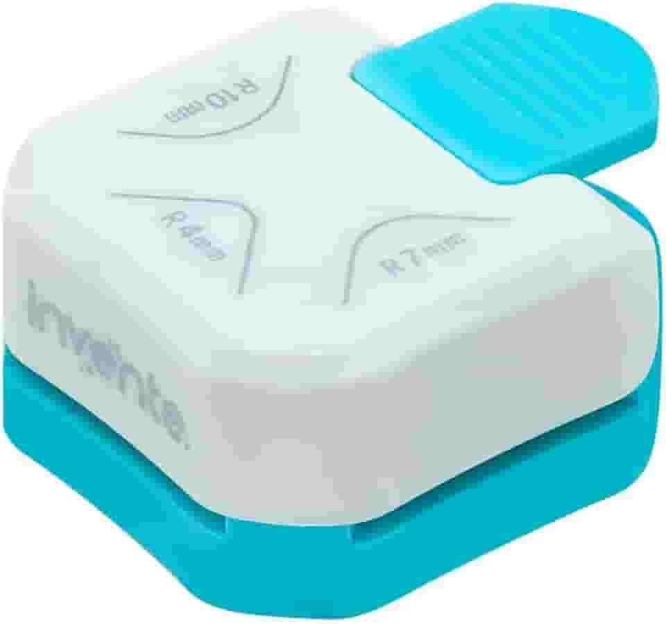 Furador de Papel 3 em 1 BRW Canto Arredondado