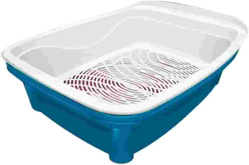 Furacão Pet Banheira Gato Classic Plus Azul Para Gatos