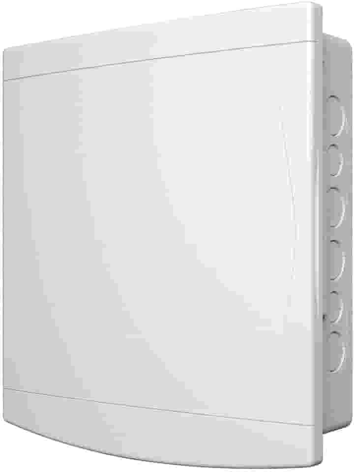 Quadro de Distribuição de Embutir 12/16 Disjuntores Branco