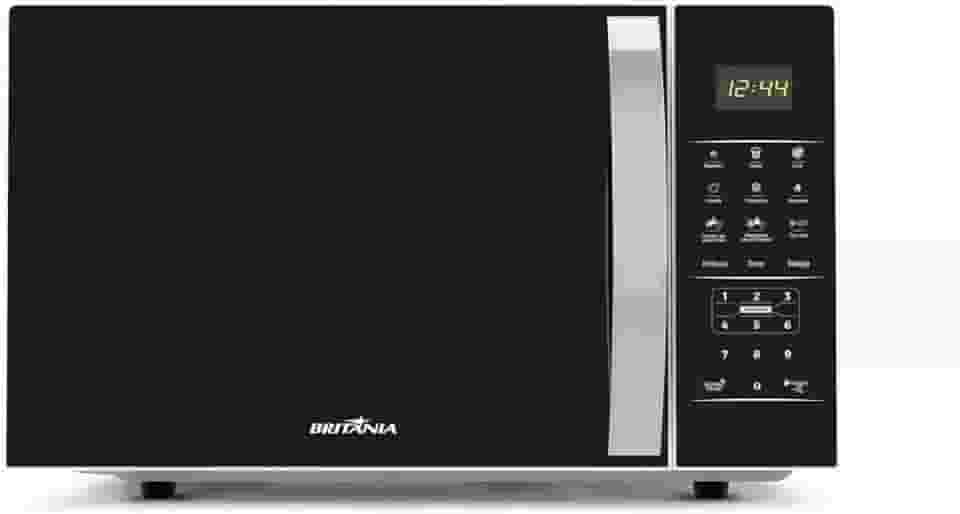 Micro-ondas Britânia BMO38 33 Litros, Limpa Fácil, 1400W, 110V, Preto