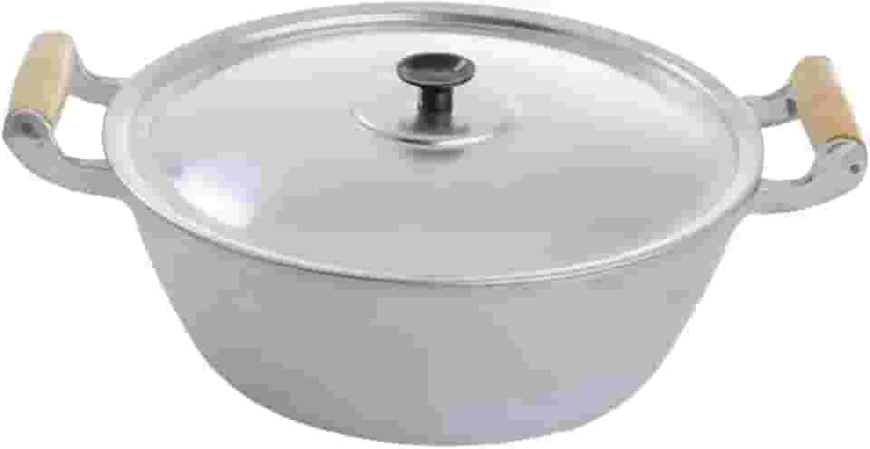 Panela Individual Com Tampa Polida Alumínio Fundido Batido Grosso N22