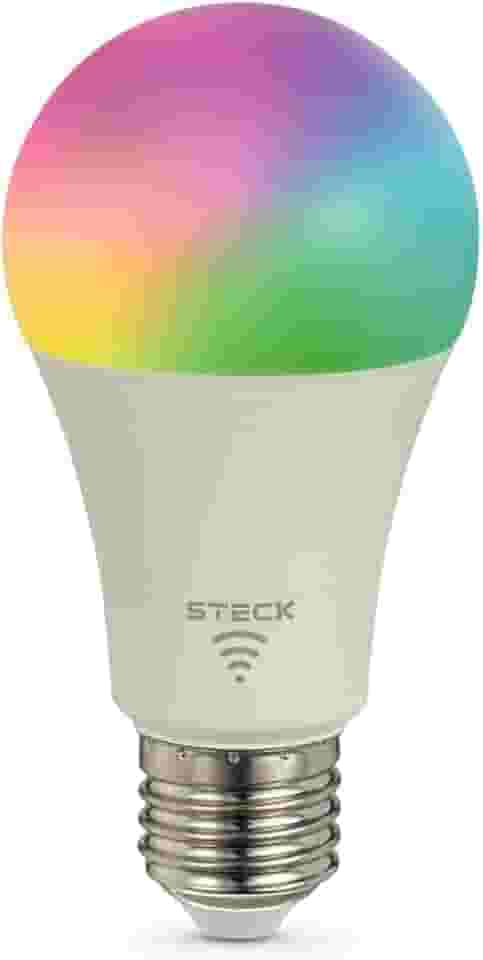 Steck, Lâmpada Rgb+ 12W Wi-Fi Ble, Ambiente Conectado, SLAMP1