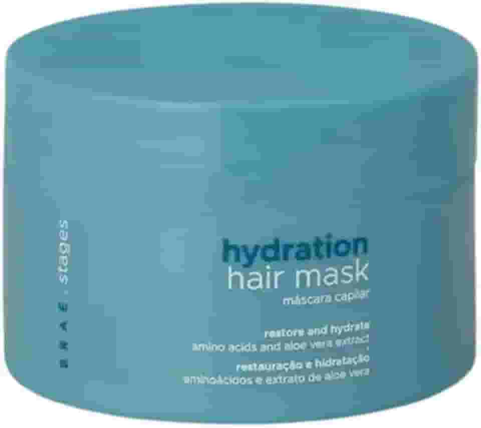 Máscara Capilar BRAÉ Stages Hidratação - Efeito Derretido, Condicionante Profunda, Brilho e Maciez - Hair Mask 200g