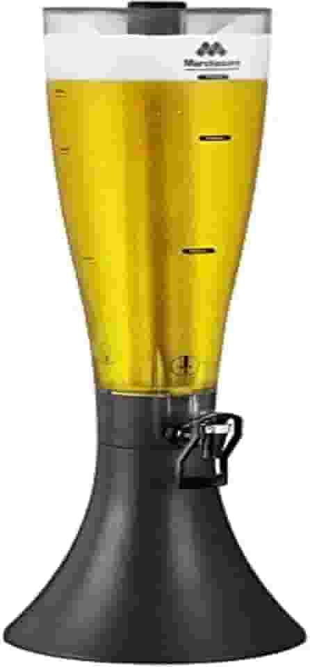 Torre de Chopp Marcbeer 2.5 L Marchesoni Marcbeer Transparente com Preto