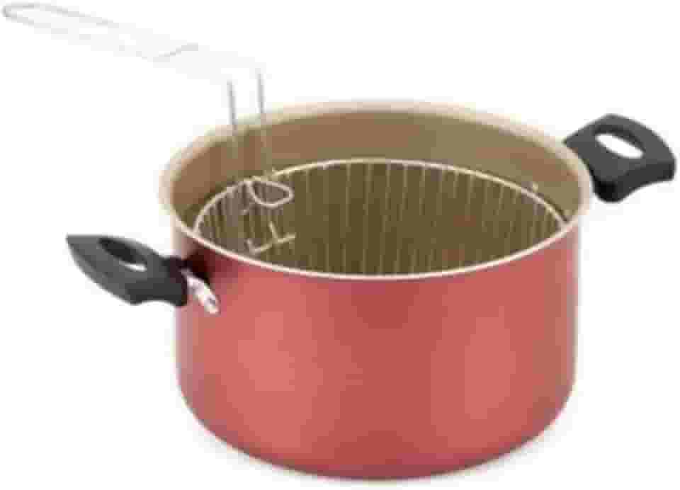 Panela Fritadeira Antiaderente Com Cesto Para Fritar Cereja