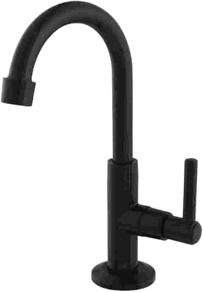 Torneira Banheiro Baixa Pia Lavatório Lavabo Preta All Black ABS 1/4 de Volta