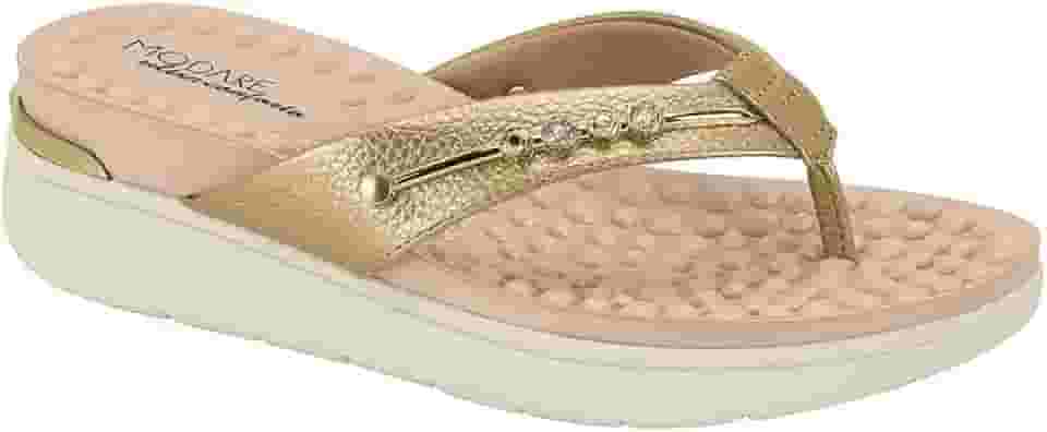 TAMANCO ORTOPÉDICO FEMININO MODARE 7151.115 PALMILHA MASSAGEADORA SOLADO COM 5CM