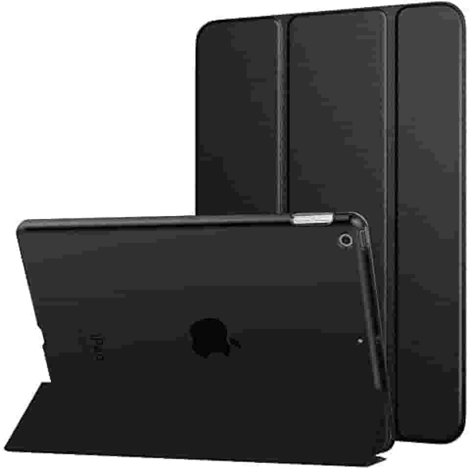 WB Capa iPad 7a, 8a e 9a Geração 10.2″ - Couro Premium Antichoque Preto