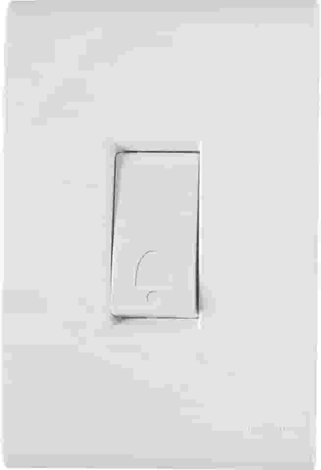 Conjunto 4x2 com 1 Pulsador Campainha Tramontina Liz 10 A 250 V Branco