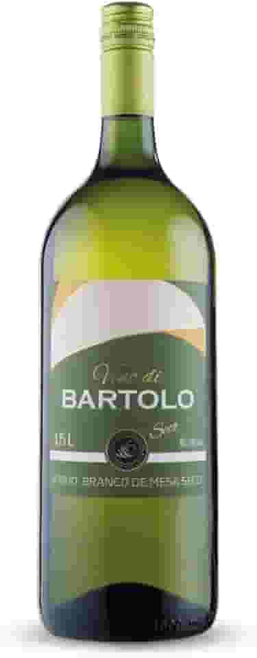 Vinho Garibaldi Di Bartolo Branco Seco 1,5L, Vinho De Mesa Branco Seco, Amarelo, Leve E Equilibrado, Notas De Maracujá E Frutas Tropicais, Expressão Autêntica De Frescor e Tradição, Denominação de Origem Serra Gaúcha
