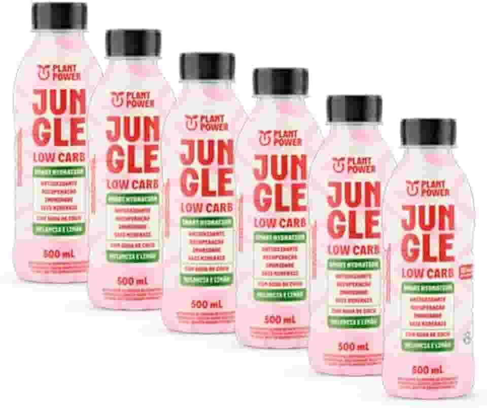 Kit 6X: Bebida Isotônica Low Carb Melancia e Limão Jungle 500ml