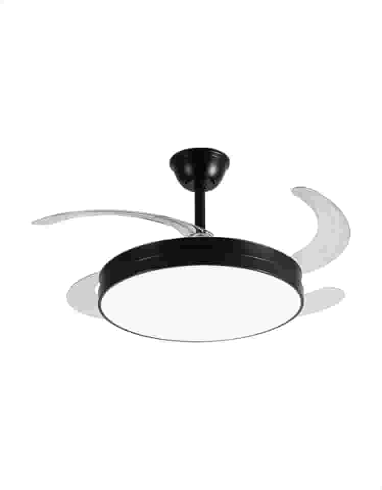 Ventilador de Teto Plafon LED Opus Air Lite Retrátil com Controle Remoto – 60 W, 3 Temperaturas de Luz (3000 K / 4000 K / 6500 K), Bivolt, Silencioso