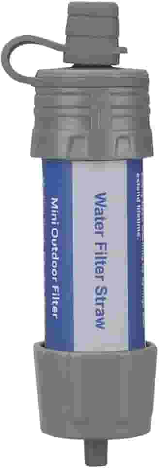 Purificador de água de membrana de ultrafiltração para exterior Mini filtro portátil (Azul-acinzentado)