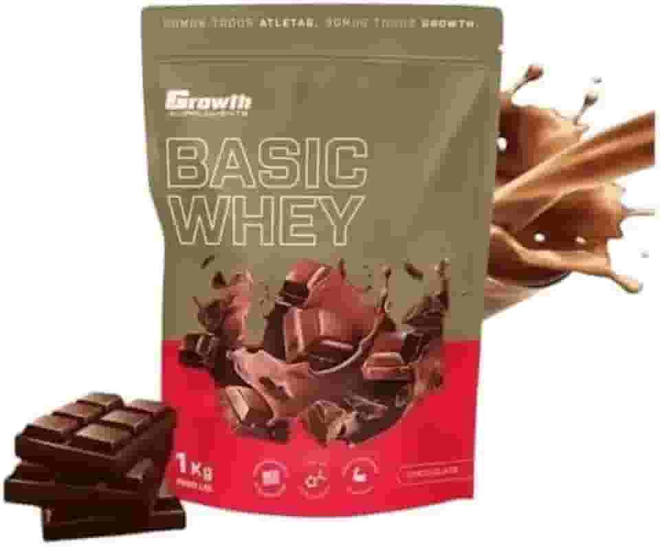 Whey Protein Basic Chocolate 1kg - Growth Supplements