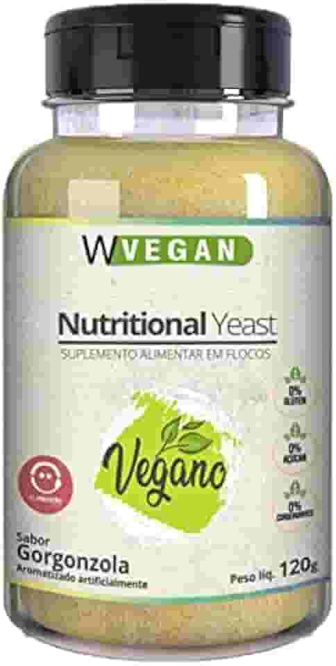 W Vegan Nutritional Yeast Flocos Sabor Gorgonzola 120G