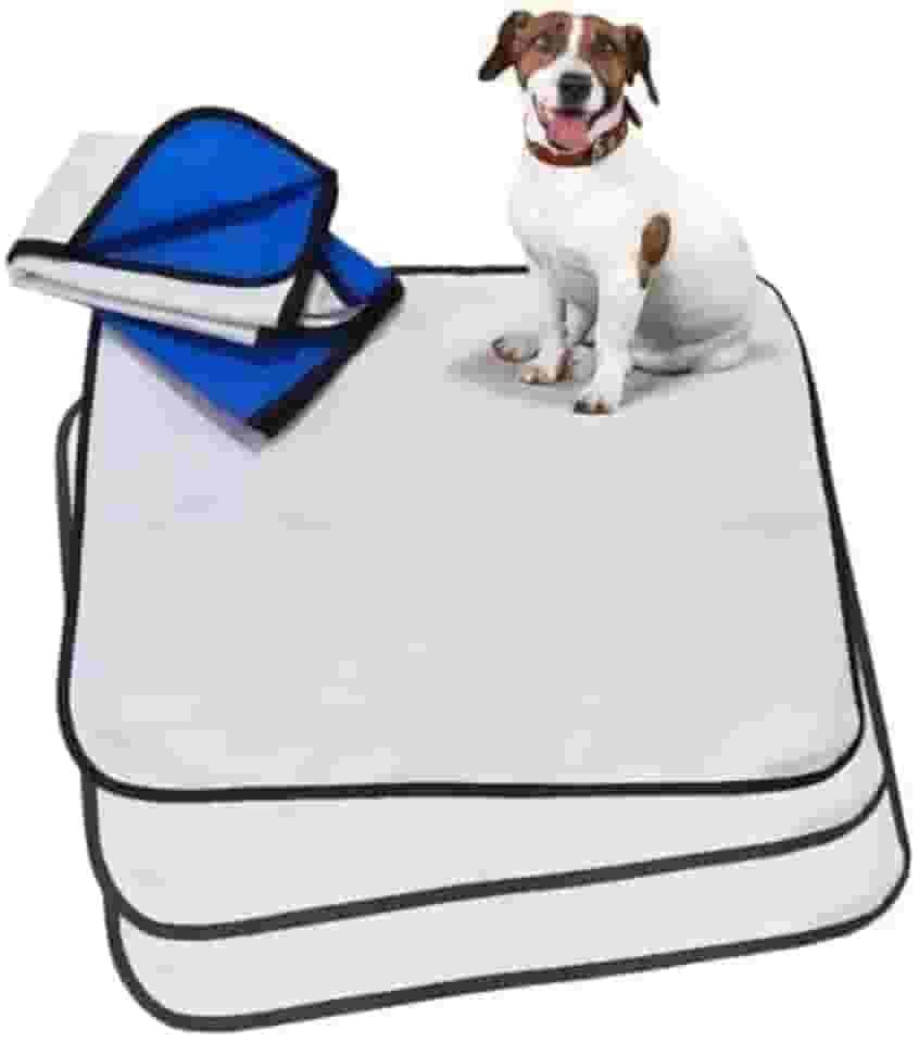 Kit 3 tapetes higiênicos laváveis premium - Alta absorção