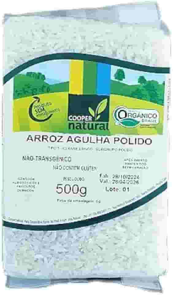 Arroz Agulha Polido Orgânico Coopernatural 500g