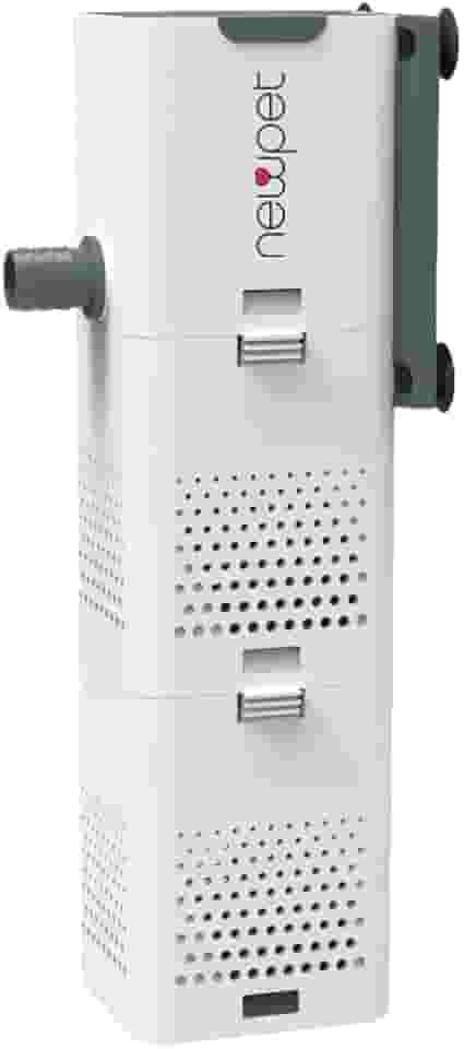 Filtro para Aquário U-V 500L/H Filtro para Aquário com Luz U-V de 5W Máquina de Limpeza verde Bomba Submersível Potente Filtro Interno para Aquário de Tartarugas de água Salgada (110V)