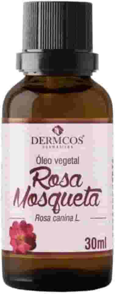 Oleo Corporal Rosa Mosqueta Puro, Clareador de Manchas no Rosto e Corpo, 30 ml, Dermcos