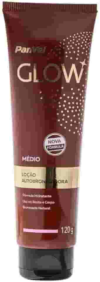 LOÇÃO AUTOBRONZEADORA PANVEL GLOW MÉDIO 120G