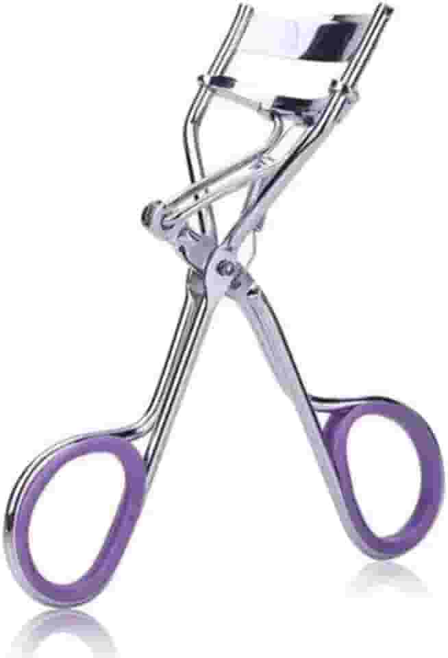 Curvador de Cílios Profissional - Design Ergonômico Metal Resistente com Borracha Extra